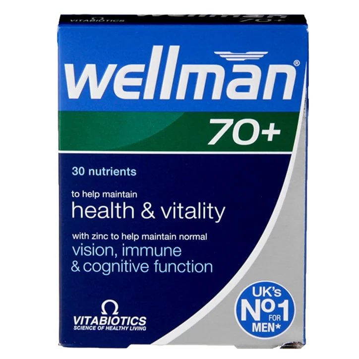 Vitabiotics Wellman 70+ 30 Comprimidos