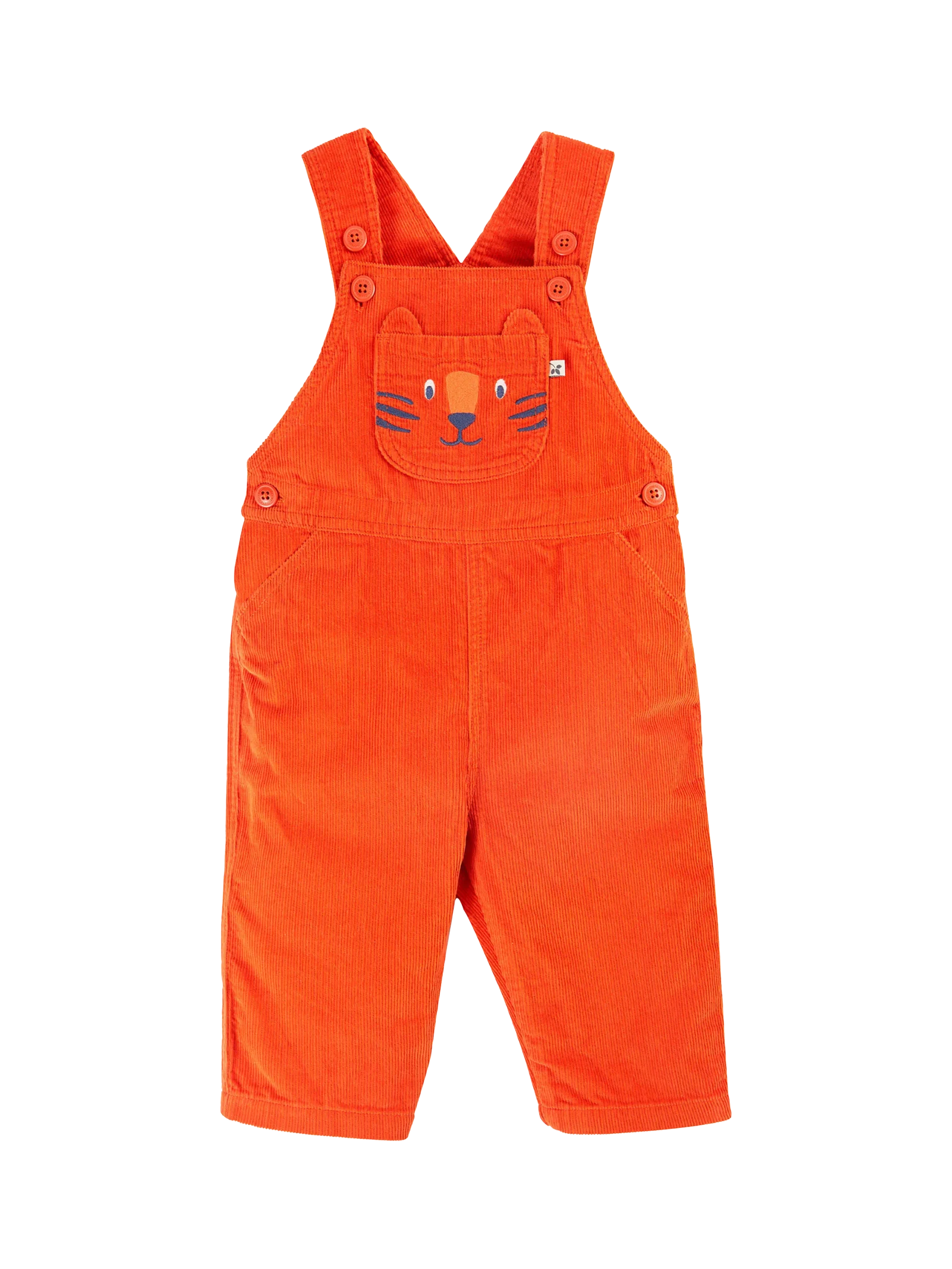 Peto de pana de algodón orgánico Durgan de Frugi Baby, Bonfire