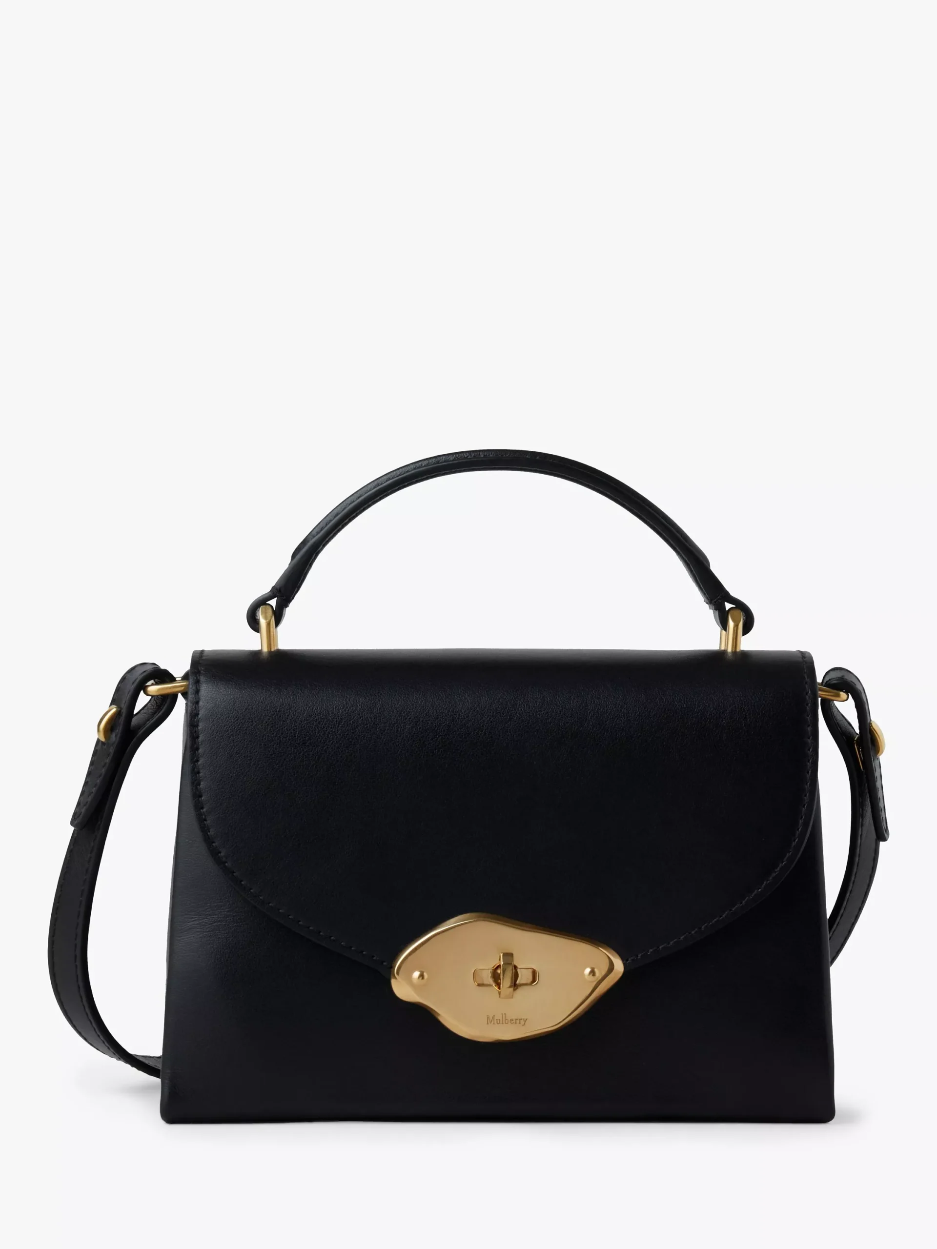 Bolso pequeño Mulberry Lana de piel brillante con asa superior