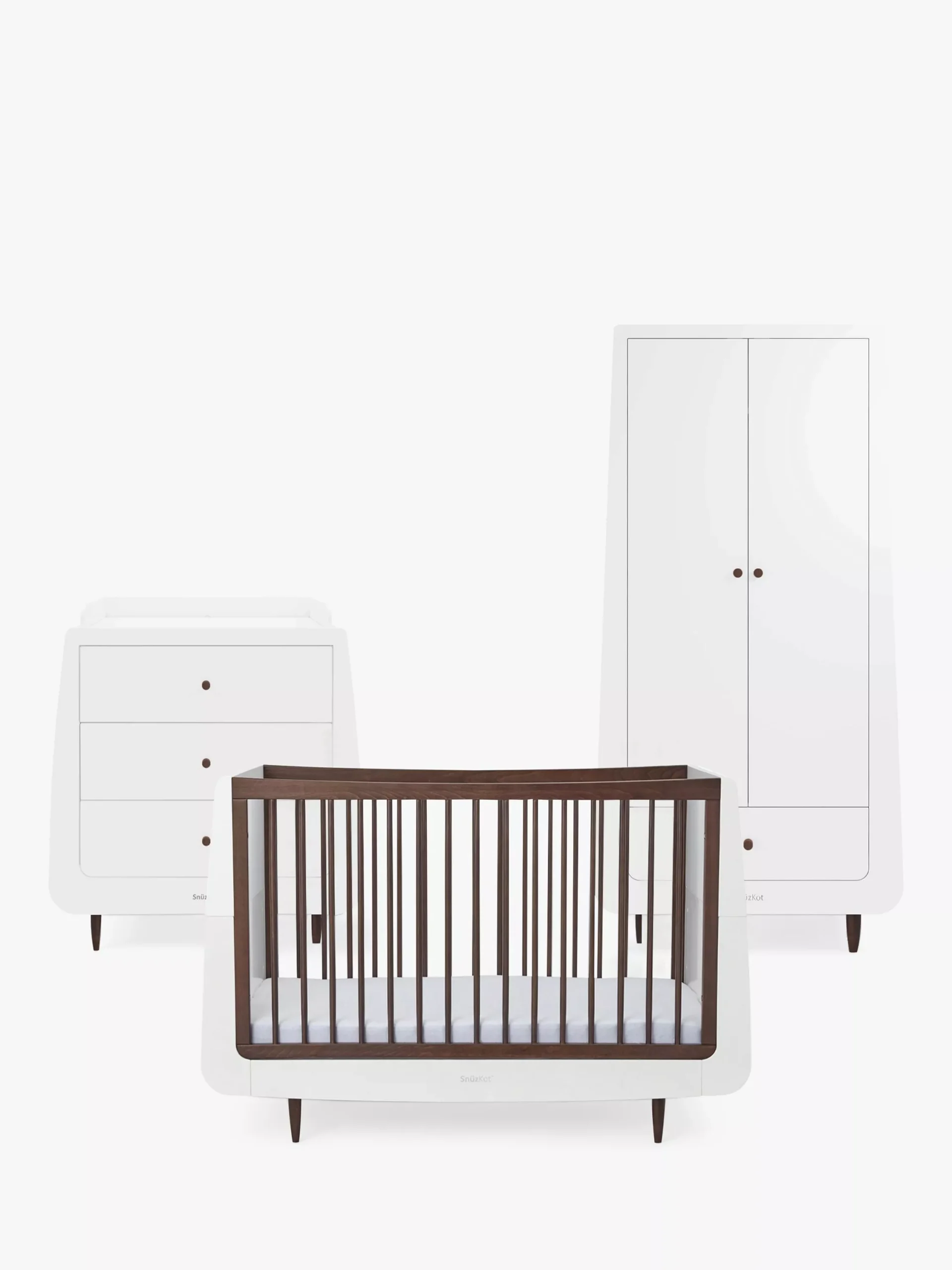 Juego de muebles para guardería de 3 piezas Snüz Snüzkot Skandi
