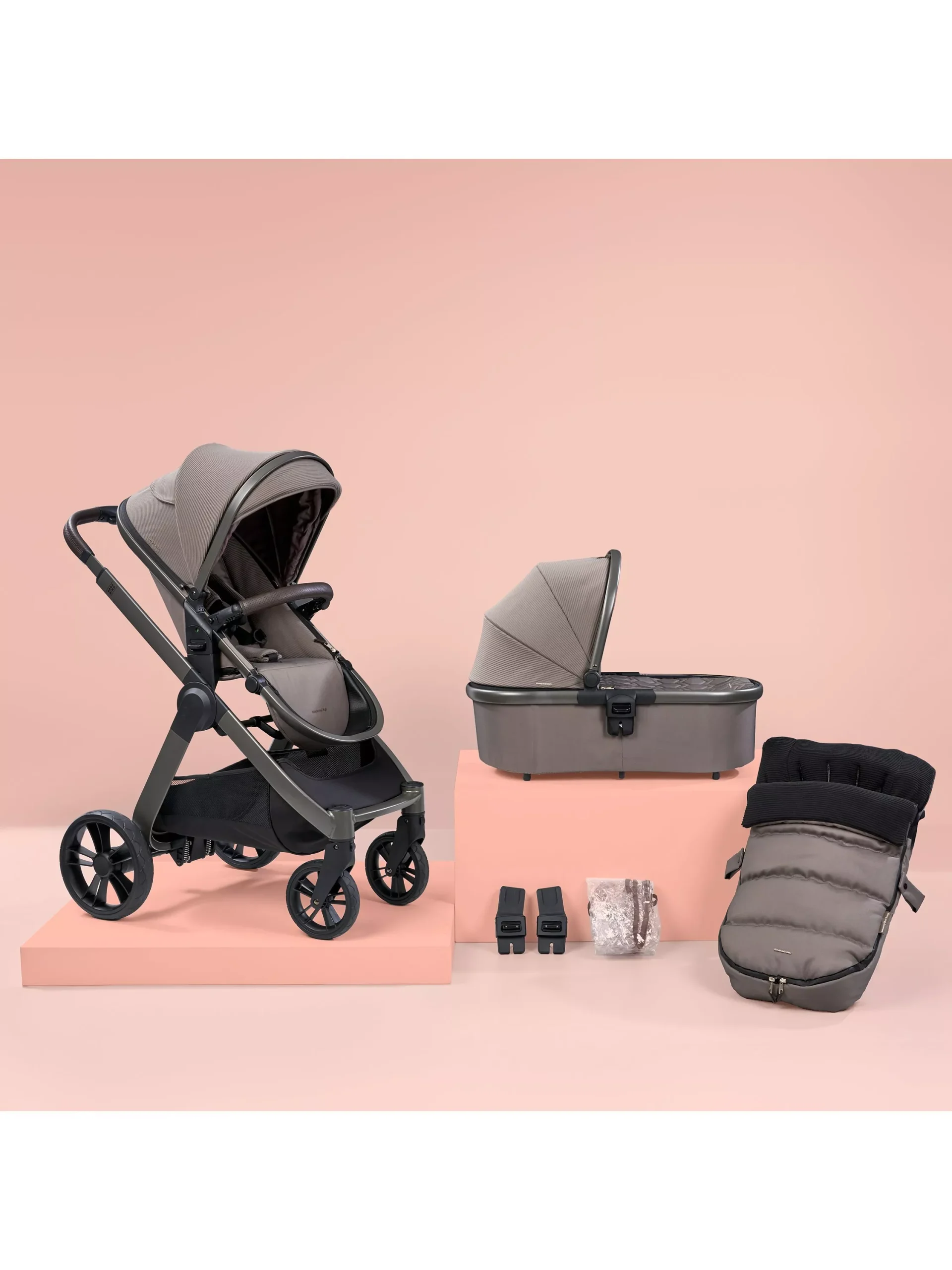 ¡BabaBing! Conjunto de cochecito 3 en 1, capazo y saco de dormir Ubersnug de Raffi