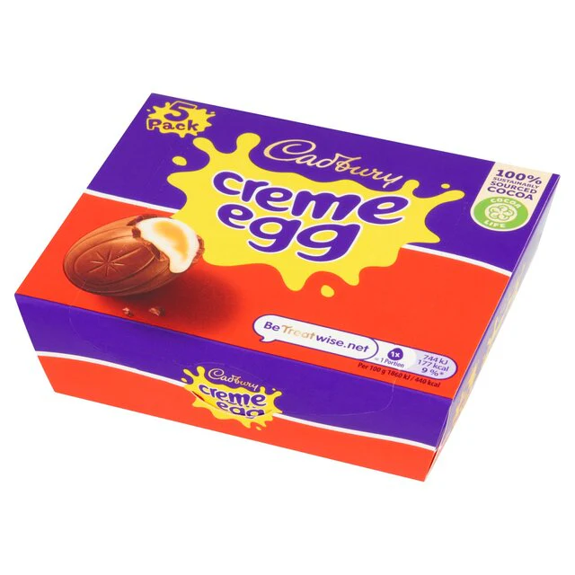 5 huevos de crema de chocolate Cadbury 197 g
