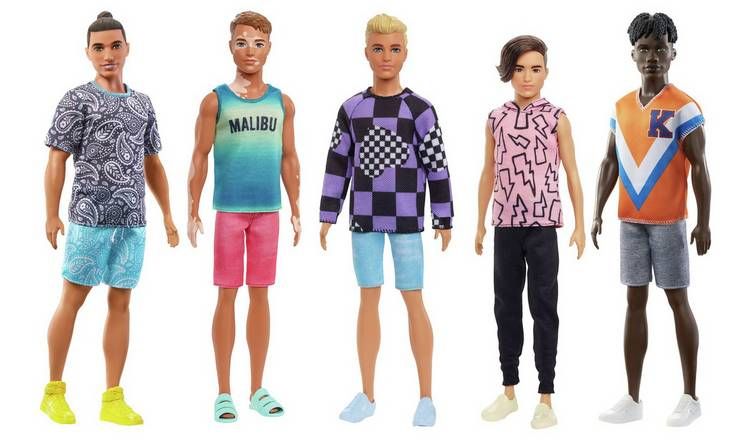 Surtido de muñecos Ken de Barbie Fashionistas: 12 pulgadas/30 cm