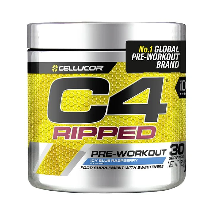 Cellucor C4 Ripped Pre-Workout Frambuesa azul helada 165 g - Imagen 7