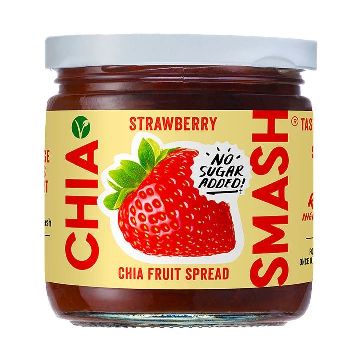 Crema de frutas con sabor a fresa y chia smash, 227 g - Imagen 3