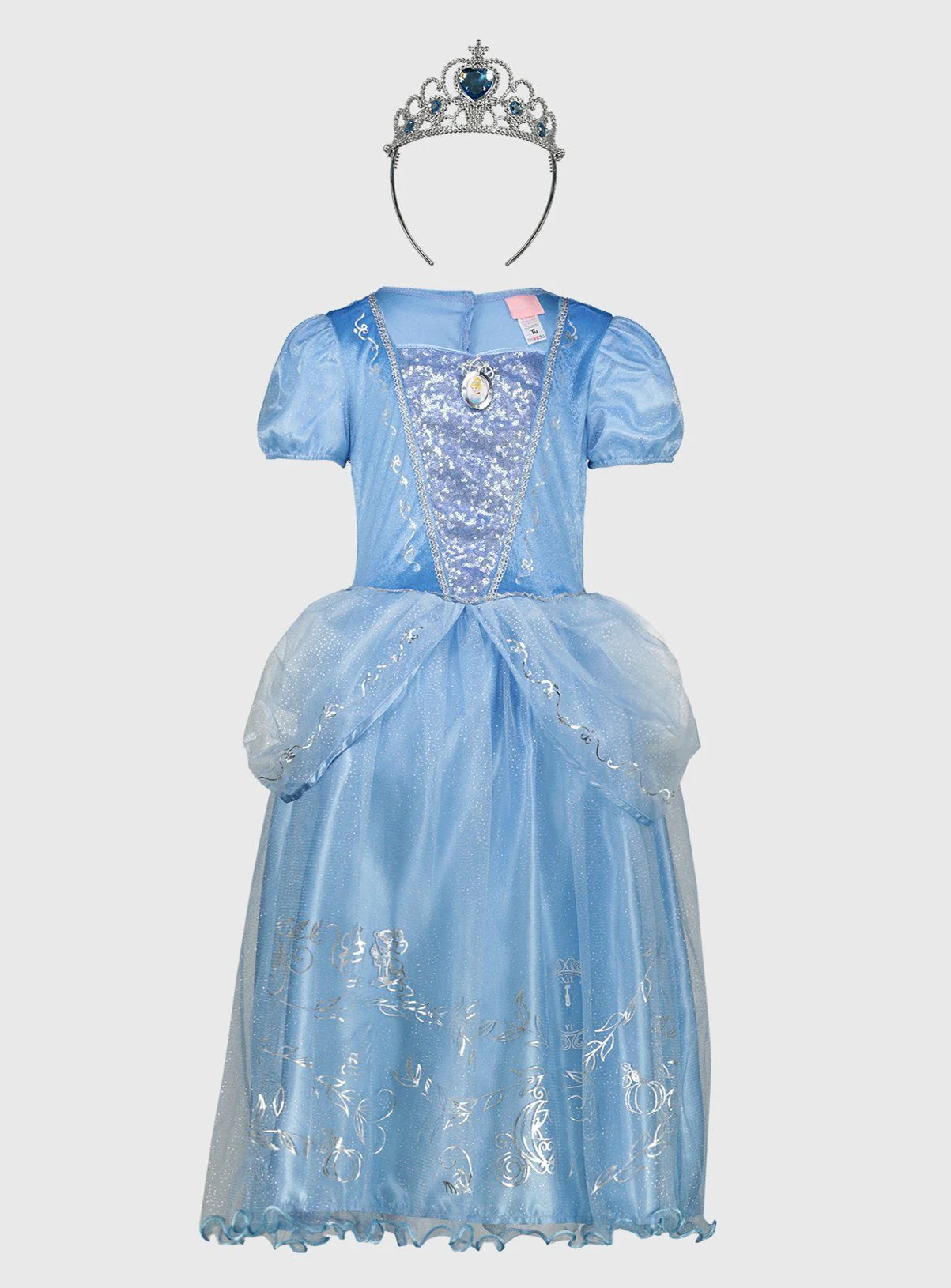 Disfraz de Cenicienta Princesa Disney Azul 5-6 años