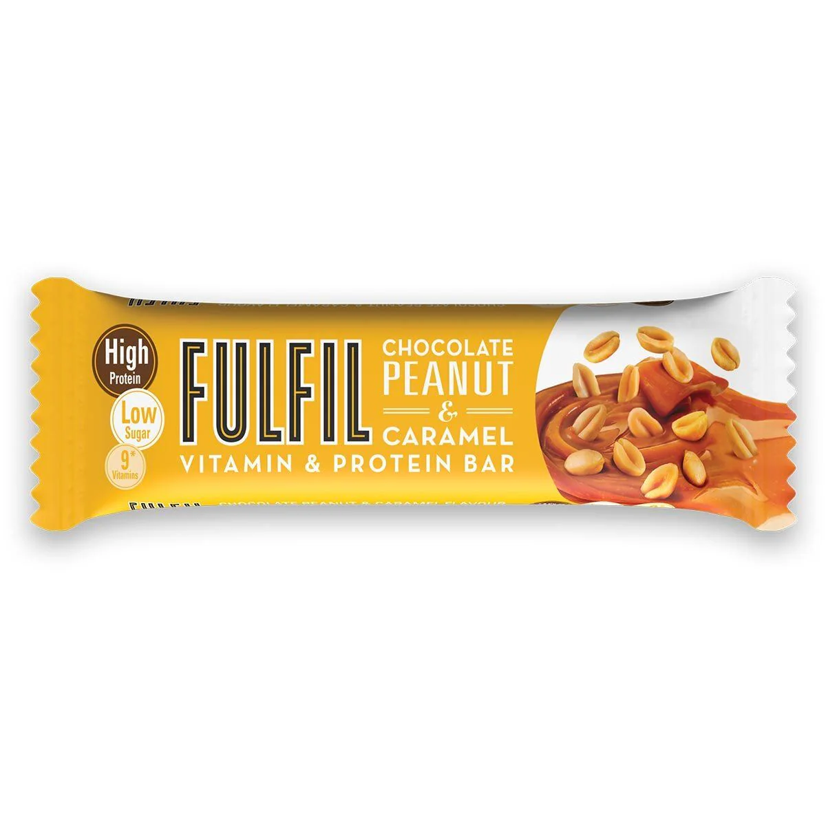 Barritas de proteína Fulfil de chocolate, cacahuete y caramelo, 15 x 55 g - Imagen 2