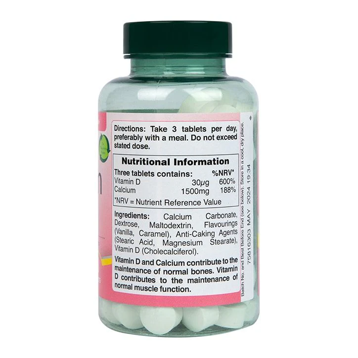 Calcio masticable de Holland & Barrett