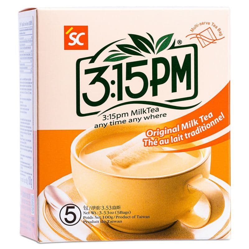 3:15 p.m. Té con leche original 3點1刻 經典原味奶茶