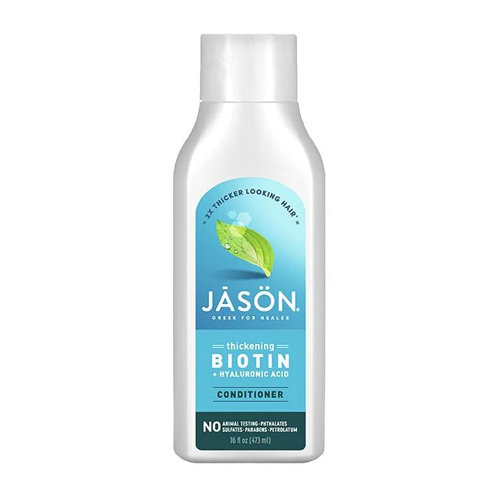Acondicionador espesante con biotina y ácido hialurónico de Jason, 454 ml