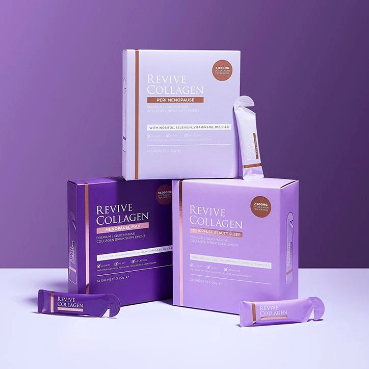 Colágeno marino hidrolizado Revive Collagen Menopause Max 10,000 14 mg, suministro para XNUMX días