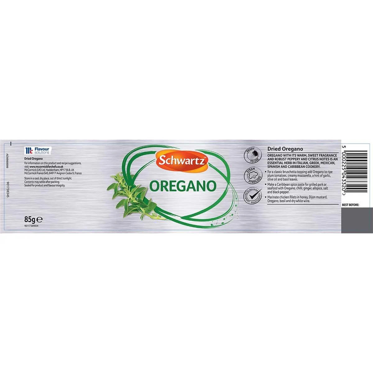 Orégano Schwartz, 85 g - Imagen 2